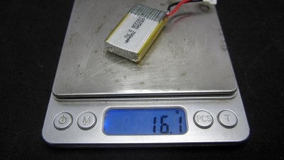 Високострумний акумулятор LiPo 3.7V 25C 852 541 700mah small white jst molex 51005 16.1g (15999)