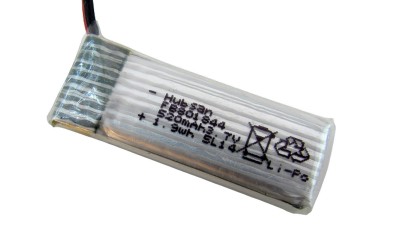 Високострумний акумулятор LiPo 3.7V 35C 801844 520mah small white 12.3g (16001)
