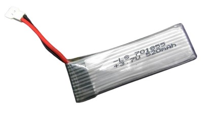 Високострумний акумулятор LiPo 3.7V 35C 701855 801 855 520mah small white 12.7g (16002)