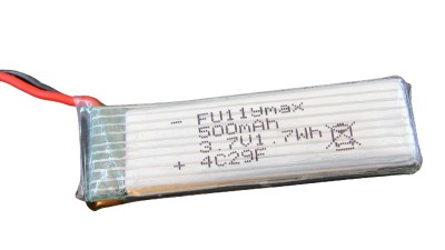 Високострумний акумулятор LiPo 3.7V 25C 751655 801 855 500mah small white 15.5g (16004)