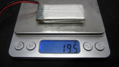 Високострумний акумулятор LiPo 3.7V 20C 802351 700mah jst 19.5g (16012)