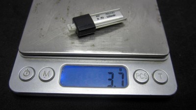 Високострумний акумулятор LiPo 3.7V 20C 701130 120mah 3.7g (16013)