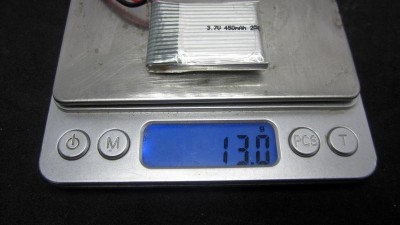 Високострумний акумулятор LiPo 3.7V 25C 812535 450mah molex 13g (16014)