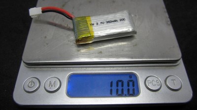 Високострумний акумулятор LiPo 3.7V 20C 802036 HJ 350mah molex protective plate 10g (16016)