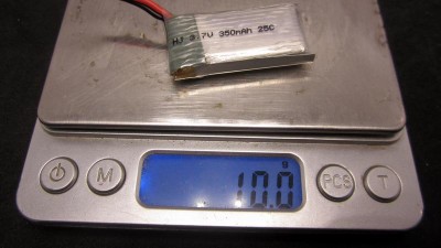 Високострумний акумулятор LiPo 3.7V 25C 802036 YW 350mah molex 10g (16019)