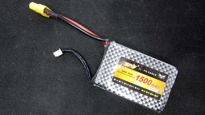 Акумулятор квадрокоптера LiPo 11.1V 70C 1500mah 3S XT60 146г 65*43*24мм (16024)