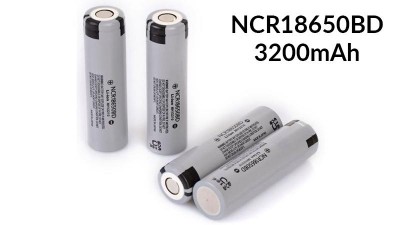 Акумулятор Panasonic 18650 Li-Ion NCR18650BD 3200mAh 10A (16049)