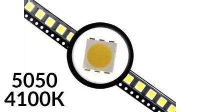 Світлодіоди LED SMD 5050 22-24Lm 4100K 10шт (16050)
