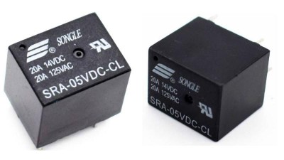 Мініатюрне електромагнітне реле SRA-05VDC-CL 5V 20A (16054)