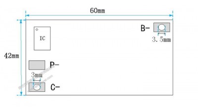 Плата захисту акумулятора BMS для Li-Ion з балансуванням 5S 21V 100A (16079)
