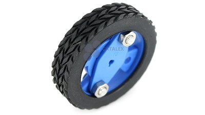 Зносостійке гумове колесо для розумного автомобіля 47*12mm під двигун N20 (16080)