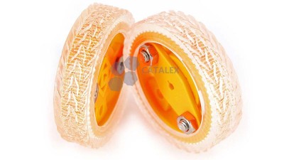 Зносостійке гумове колесо для розумного автомобіля 47*12mm під двигун N20 (16082)