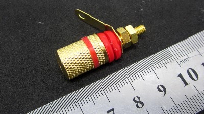 Пара клем на приладовий блок різьба 3.5мм червона і чорна (16087)