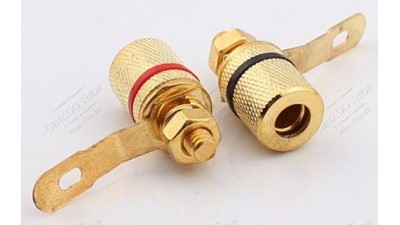 Пара клем на приладовий блок різьба 3.5мм червона і чорна (16087)