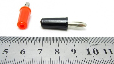 Пара бананів банани червоний і чорний banana 4мм (16092)