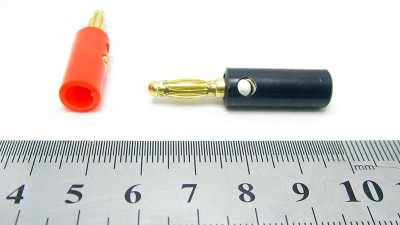 Пара бананів банани червоний і чорний banana 4мм (16093)