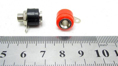 Мідний роз'єм під банан пара клем 4мм 312 2шт (16095)