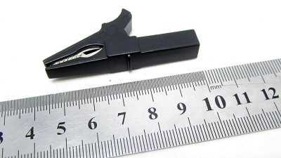 Пара прищепок затиски для приладового блоку 55мм 32A (16096)