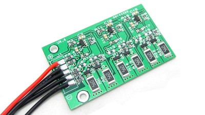 Пасивний балансир для літієвих акумуляторів LiFePo 4 елементів (16113)