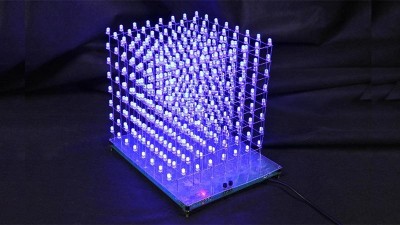 Світлодіодний куб 8*8*8 на Arduino LED Cube 10 режимів (16115)