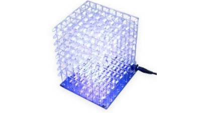 Світлодіодний куб 8*8*8 на Arduino LED Cube 10 режимів (16115)