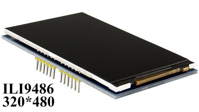 Дисплей TFT LCD 3.5 дюйми ILI9486 універсальний для Arduino Mega 2560 Arduino Uno (16143)