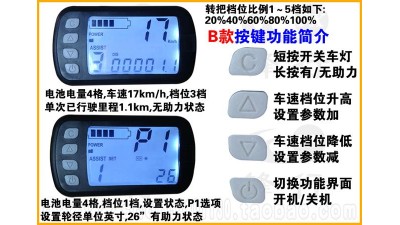 Контролер електровелосипеда з дисплеєм 48V 250W/350W (16168)