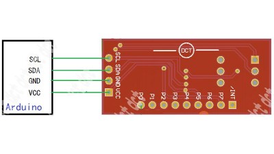 Плата розширення I2C на PCF8574 IO модуль (16178)