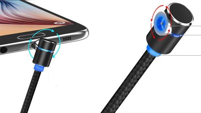 Магнітний кабель для зарядки смартфона Type C 360 data (16213)