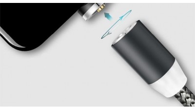 Кабель магнітний для зарядки смартфона Apple iPhone data (16215)