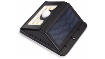 Вуличний світильник із сонячною панеллю і акумулятором 8*LED Hujovi (16229)