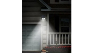 Вуличний світильник із сонячною панеллю і акумулятором 8*LED Hujovi (16229)