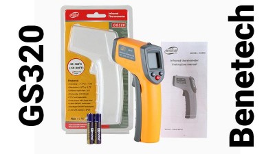 Пірометр Benetech GS320 безконтактний термометр інфрачервоний від -50 до +360 (16237)
