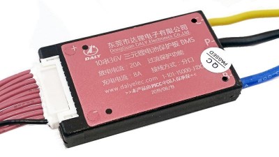 Плата захисту акумулятора BMS 36V 10S 20A Li-Ion Daly (16255)