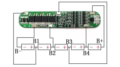 Плата захисту акумулятора BMS Li-Ion 5S 21V 25A (16257)