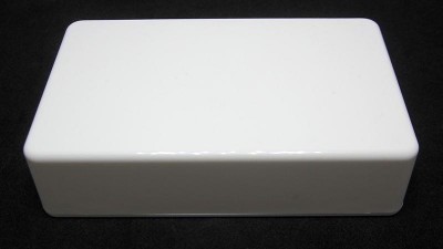 Пластикова коробка приладовий корпус 100*60*25мм білий (16274)