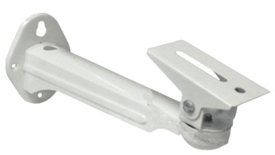 Металевий поворотний кронштейн під камеру білий 260мм (16281)