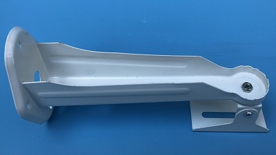 Металевий поворотний кронштейн під камеру білий 260мм (16281)