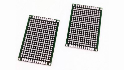 Макетна монтажна плата двостороння PCB 2.54 4*6cм (16308)