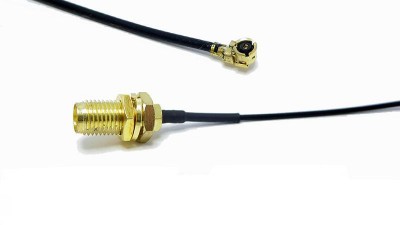 Пігтейл перехідник з кабелем для антени IPX на SMA 15см (16328)