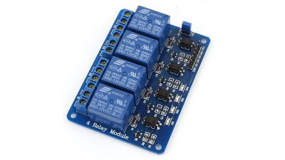 4-х канальний модуль реле релейний модуль 12V 10A Arduino (16333)