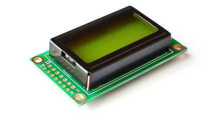 Дисплей LCD 0802 0802A зелений (16374)