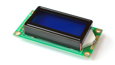 Дисплей LCD 0802 0802A синій (16375)