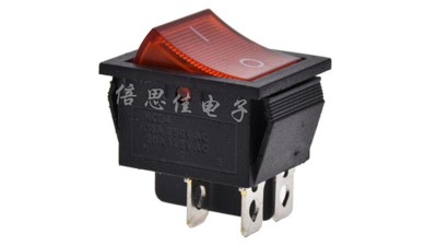 Перемикач без підсвітки два положення KCD4 250V 16A (16380)