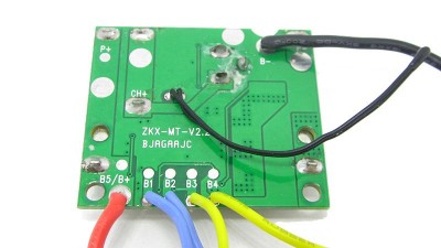 Плата захисту акумулятора шуруповерта BMS Li-Ion 18V 5S 50A (16387)