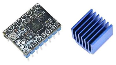 Драйвер крокового двигуна TMV2208 TMC2208 для 3D-принтера (16398)