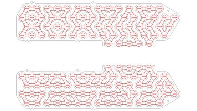 Корпус батарея для електровелосипеда Li-Ion 48V 13S 65*18650 (16420)