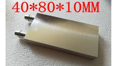 Алюмінієвий радіатор водяного охолодження TEC-80 40*80*10мм бічної (16427)