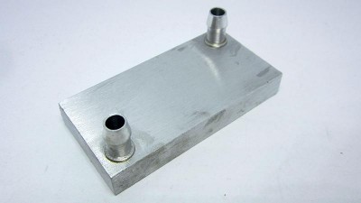 Алюмінієвий радіатор водяного охолодження TEC-80 40*80*10мм (16428)