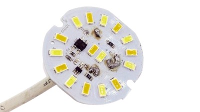 Двоколірна світлодіодна лампа LED 4W 220V 43мм (16434)